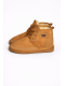 UGG- Bağcıklı Süet Tüylü Kadın Bot - Kahverengi