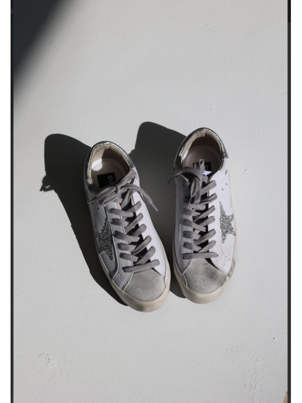 Golden Goose Beyaz Gümüş