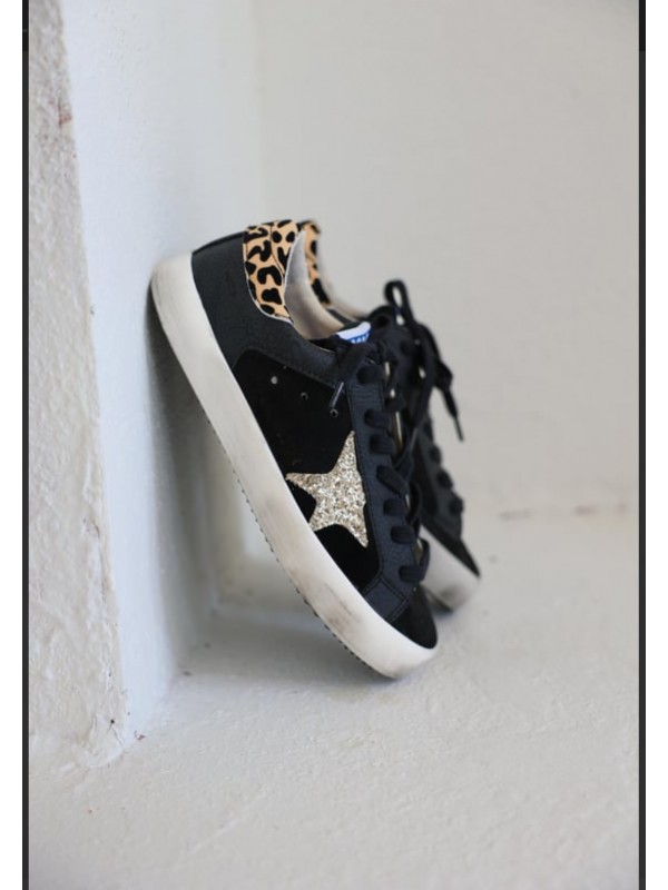 Golden Goose Siyah Leopar